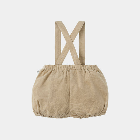 サスペンダー付かぼちゃパンツ(ベージュ)