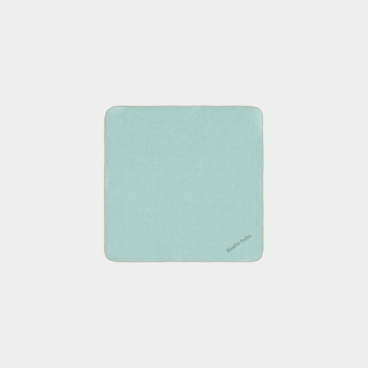 ハンカチ(スマイルコットン)ブルー 【日本アトピー協会推薦品】