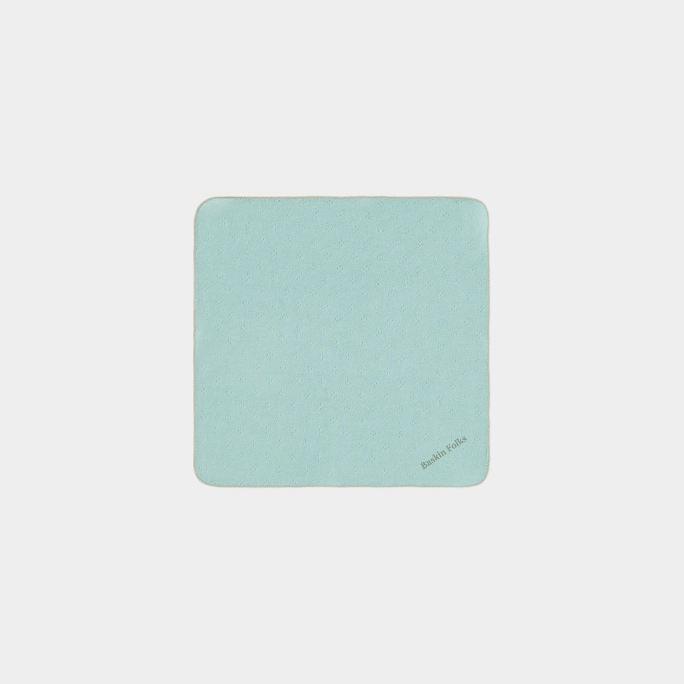 ハンカチ(スマイルコットン)ブルー 【日本アトピー協会推薦品】|ベビーグッズ