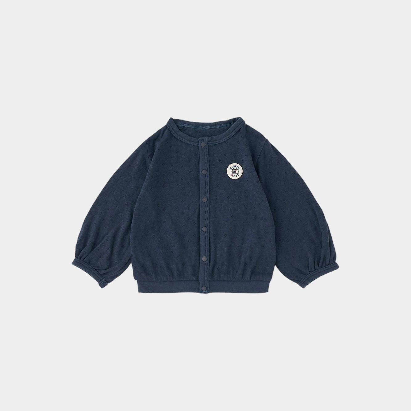 カーディガン(ネイビー)・ブルマ(カーキ) 2点セット|出産祝いにおすすめ