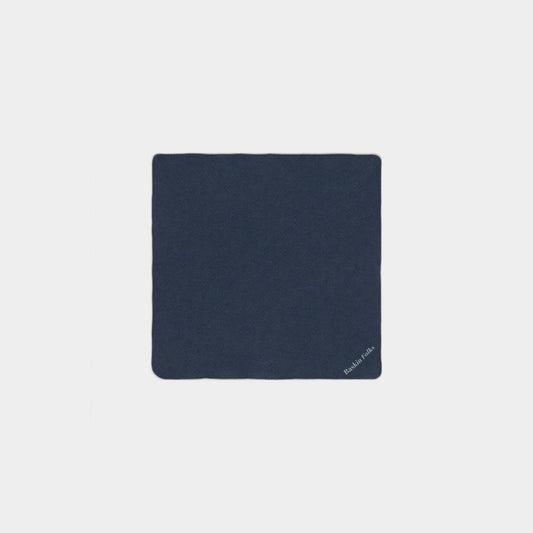 ハンカチ(スマイルコットン)ネイビー 【日本アトピー協会推薦品】