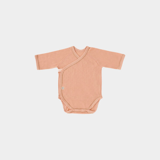 長袖ボディースーツ(スマイルコットン)5色 【日本アトピー協会推薦品】