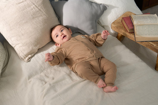 レギンス(スマイルコットン)ブラウン 【日本アトピー協会推薦品】