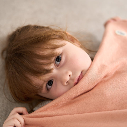 おくるみ(スマイルコットン)ピンク 【日本アトピー協会推薦品】