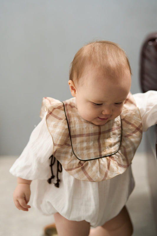 スタイ 綿テンセル先染めチェック(ベージュ)