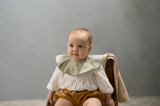 スタイ 二重ガーゼ 2色