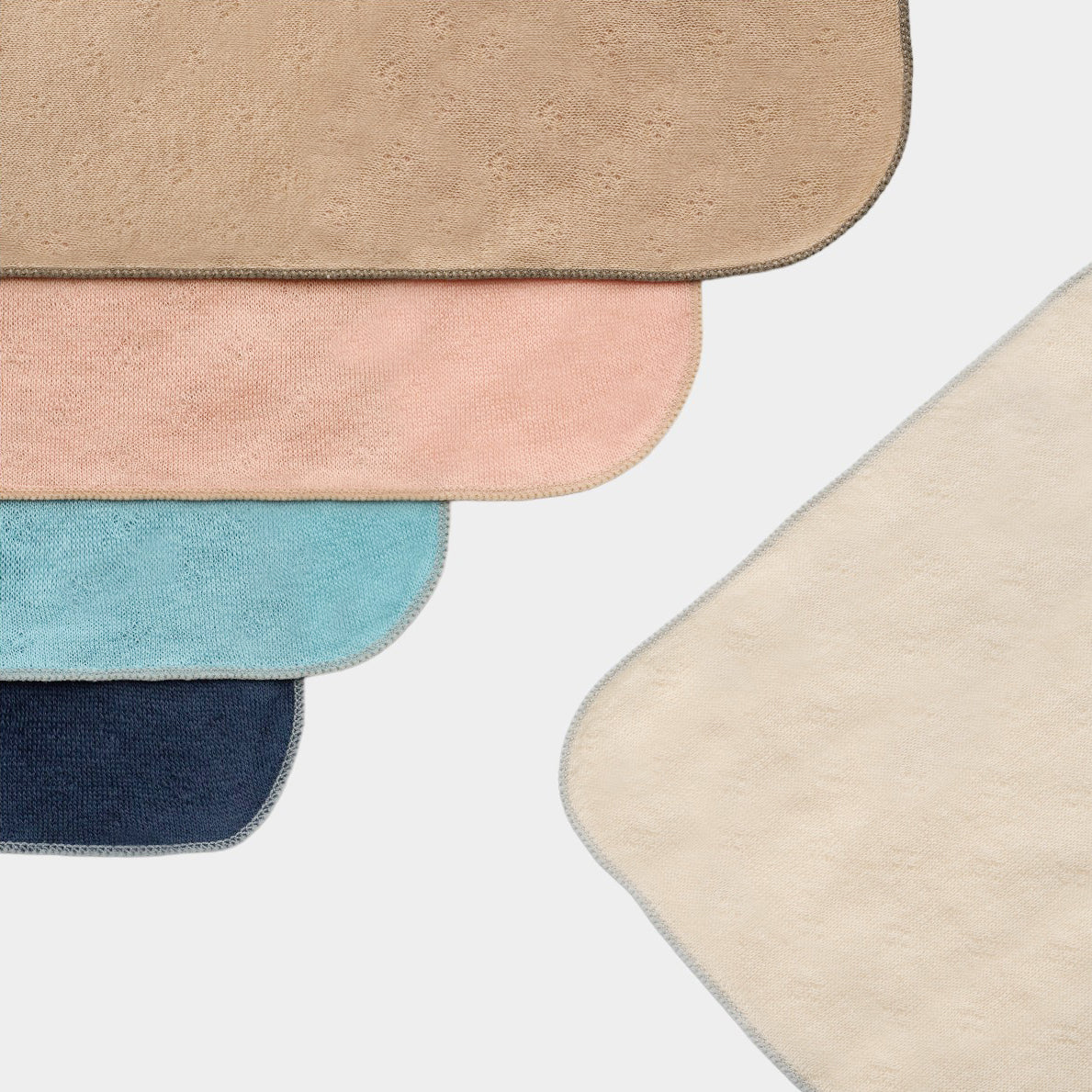 沐浴布(スマイルコットン)ブラウン 【日本アトピー協会推薦品】|ベビーグッズ