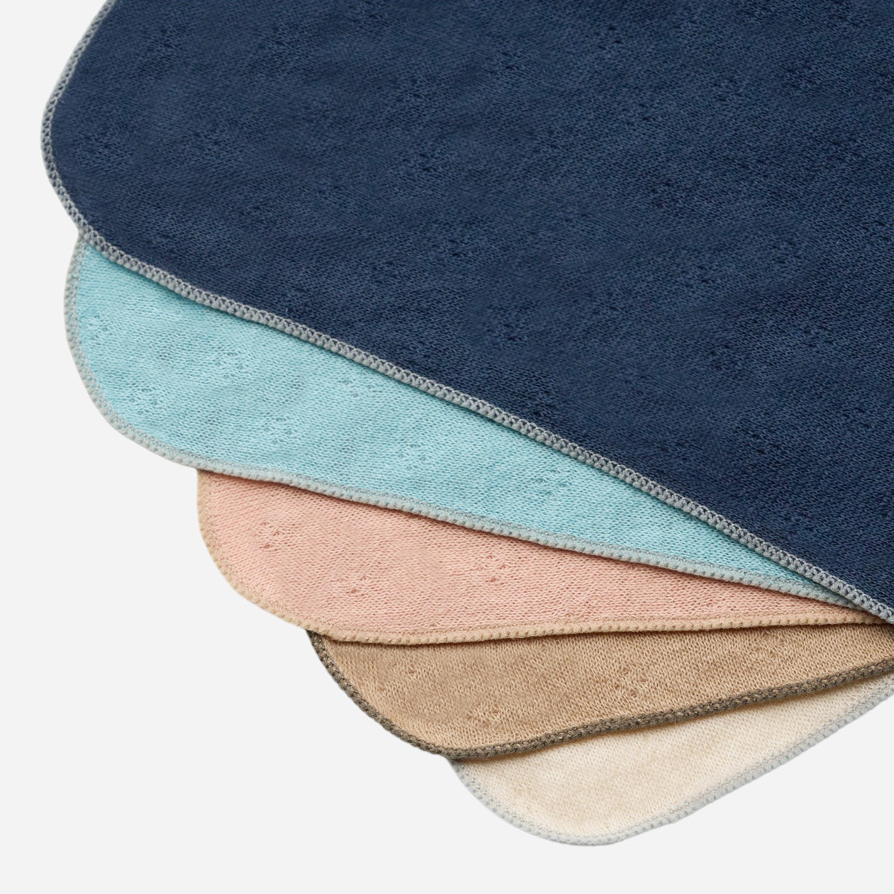 沐浴布(スマイルコットン)ネイビー 【日本アトピー協会推薦品】|ベビーグッズ