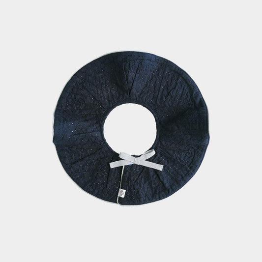 ローンレーススタイ・ドッキングワンピ・にぎにぎ 3点セット(ネイビー/ベージュ)