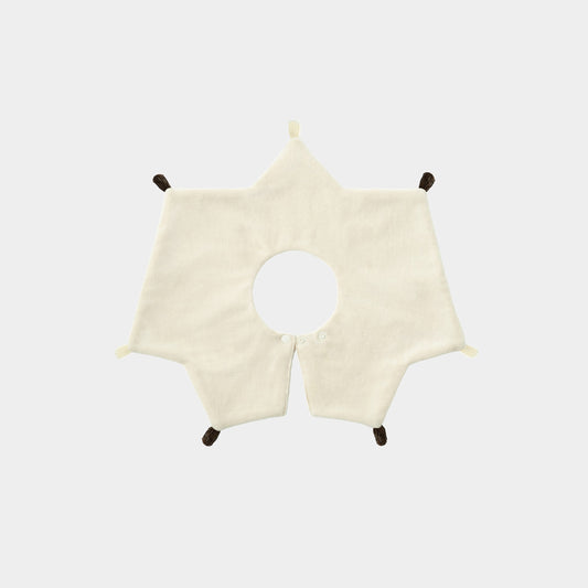 スタイ2枚・ボディースーツ・かぼちゃパンツ4点セット(ベージュ×カーキ)