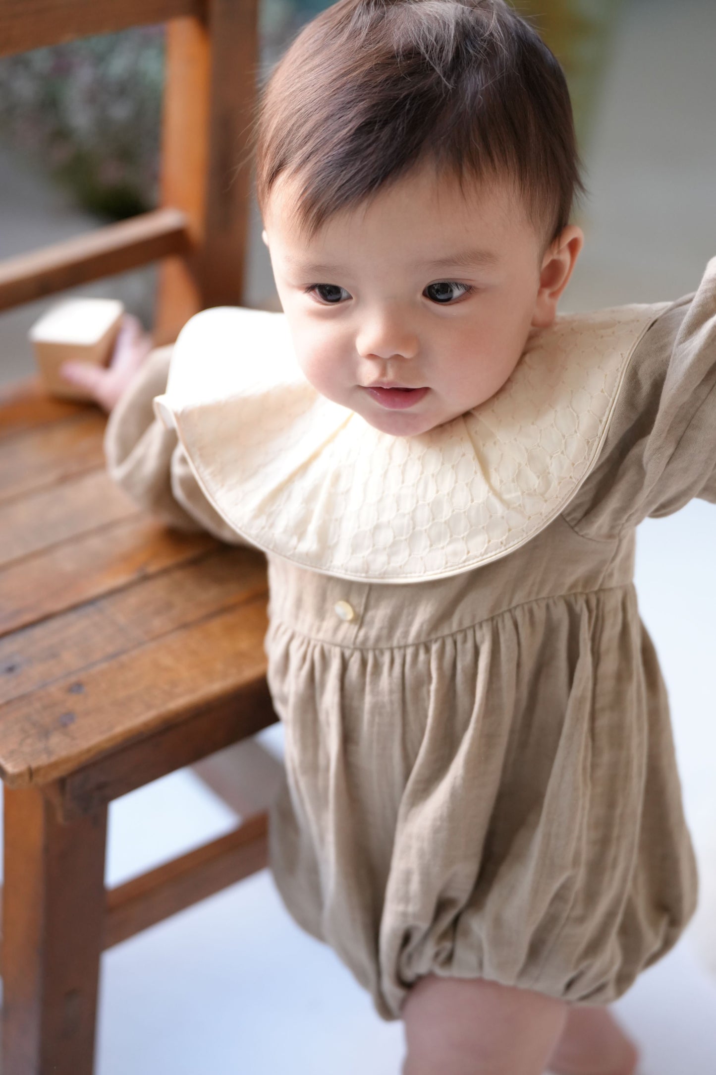 スタイ ローンレース (ベージュ)【名入れ可能】