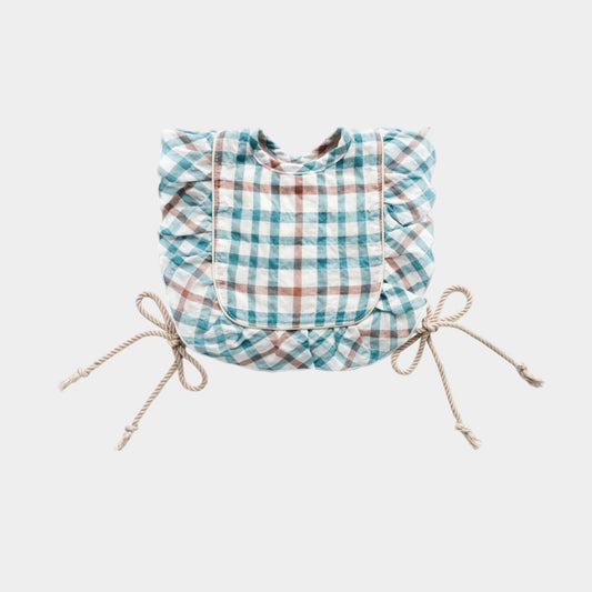 スタイ 綿テンセル先染めチェック(グリーン)