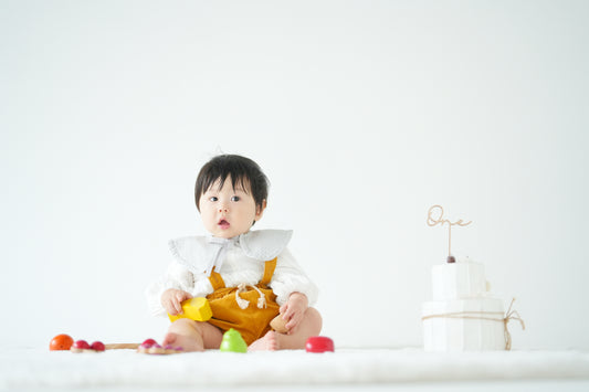 スタイ 綿レース玉小(Lグレー )