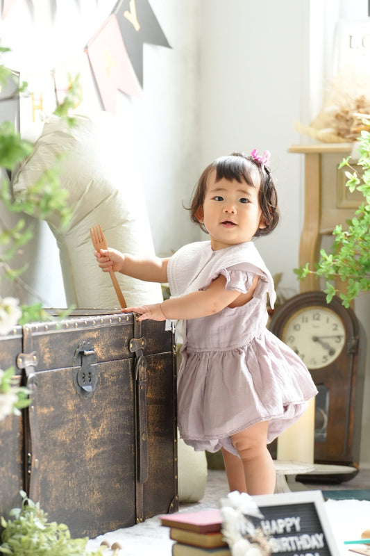 ガーゼワッシャー ブラウス(ピンク)