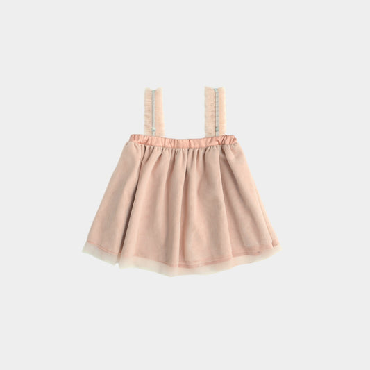 チュチュ&スカート 重ねチュール×サテン(ピンク)