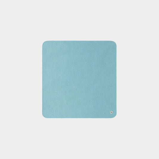 スマイルコットン おくるみ・にぎにぎ 2点セット(ブルー)【日本アトピー協会推薦品】