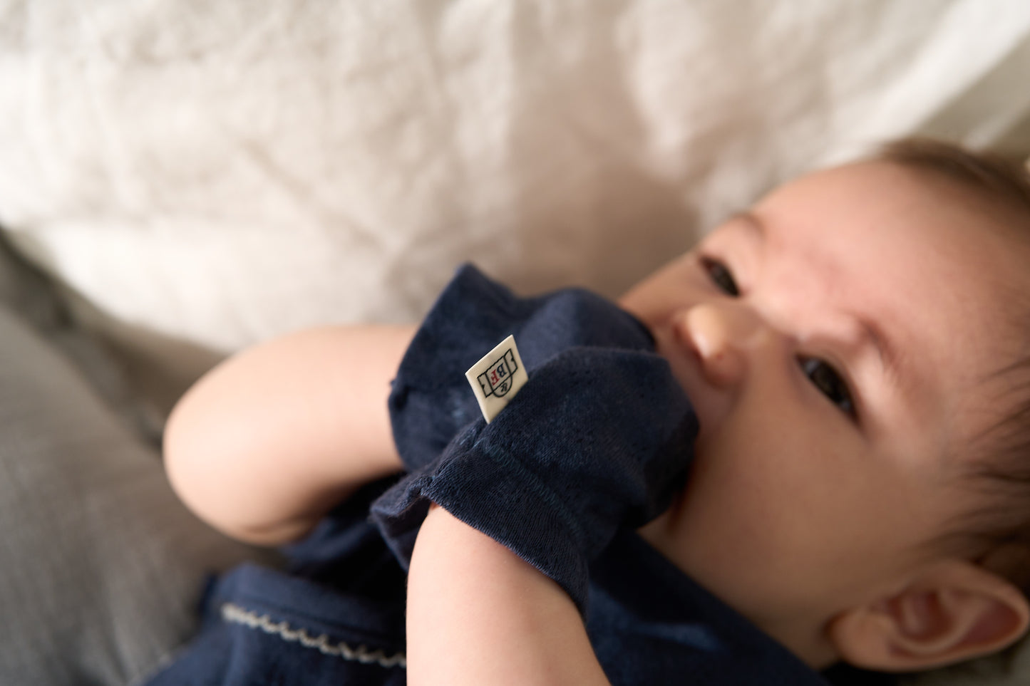 新生児 ミトン(スマイルコットン)5色 【日本アトピー協会推薦品】