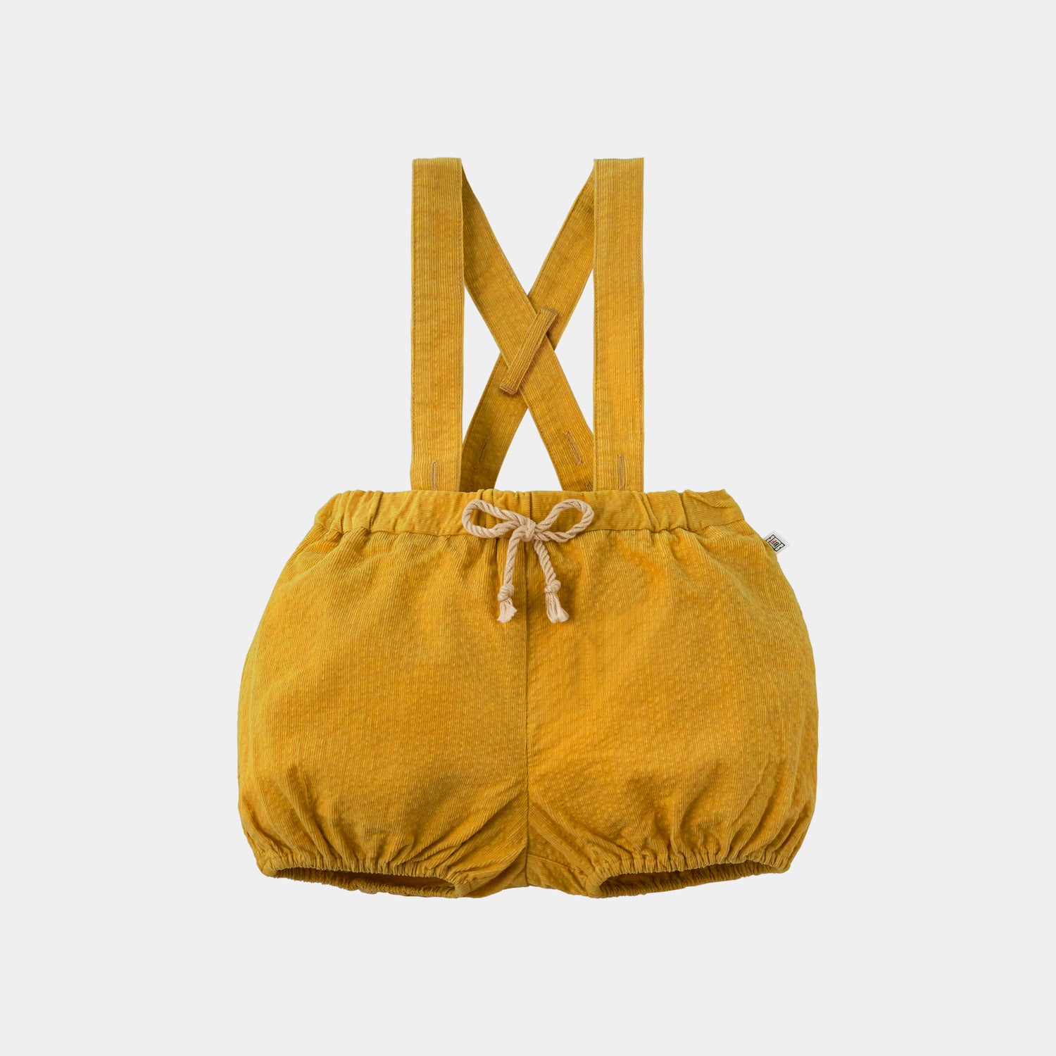 サスペンダー付かぼちゃパンツ（イエロー）｜ベビー服
