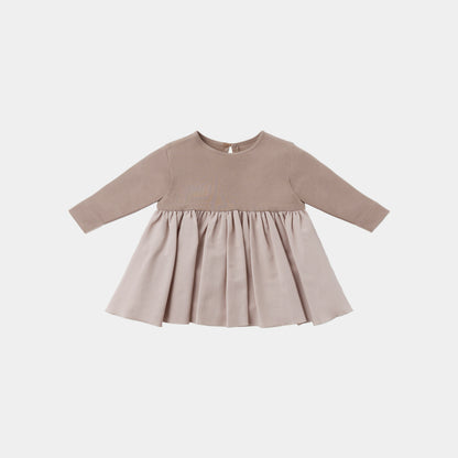 カット×グログラン　ドッキングワンピース ２色