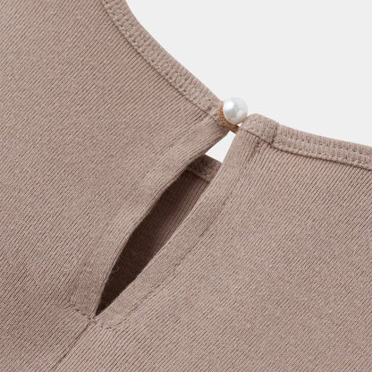 カット×グログラン　ドッキングワンピース ２色