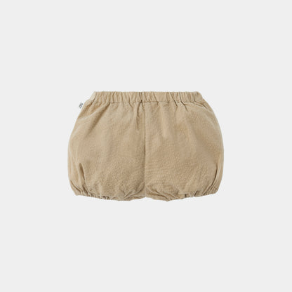 サスペンダー付かぼちゃパンツ（ベージュ）