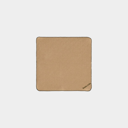 ハンカチ（スマイルコットン）ブラウン 【日本アトピー協会推薦品】