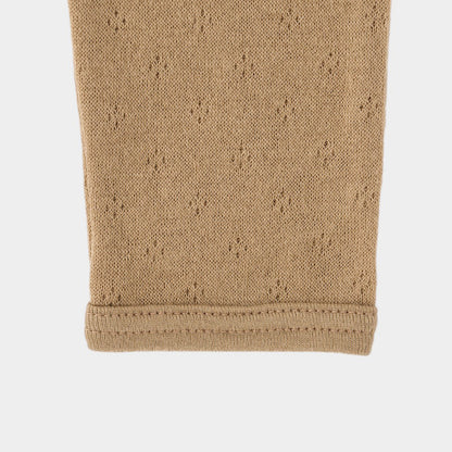 レギンス（スマイルコットン）ブラウン 【日本アトピー協会推薦品】