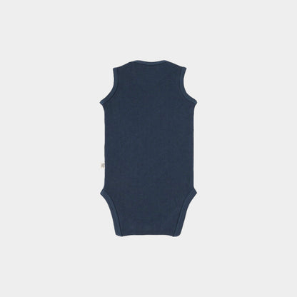 ノースリボディスーツ（スマイルコットン）ネイビー 【日本アトピー協会推薦品】