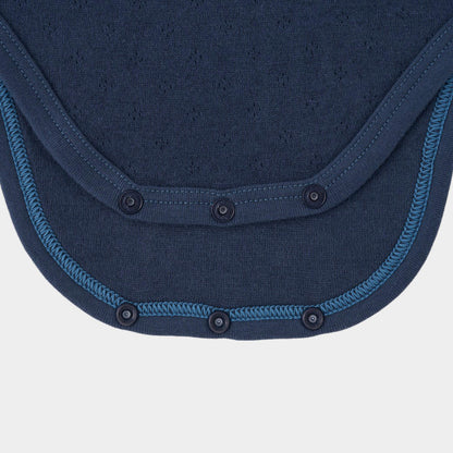 ノースリボディスーツ（スマイルコットン）ネイビー 【日本アトピー協会推薦品】