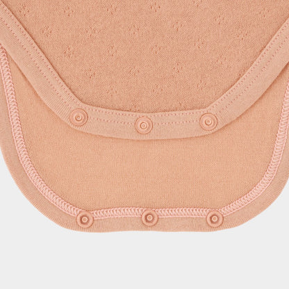 ノースリボディスーツ（スマイルコットン）ピンク 【日本アトピー協会推薦品】