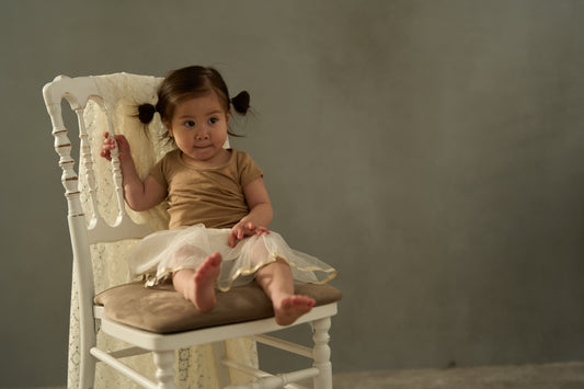 半袖インナー（スマイルコットン）ブラウン 【日本アトピー協会推薦品】｜肌着