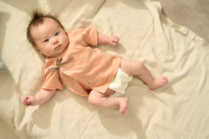 短肌着（スマイルコットン）５色 【日本アトピー協会推薦品】