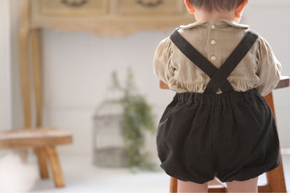 サスペンダー付かぼちゃパンツ　４色