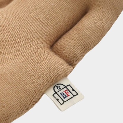 にぎにぎ（スマイルコットン）ブラウン 【日本アトピー協会推薦品】