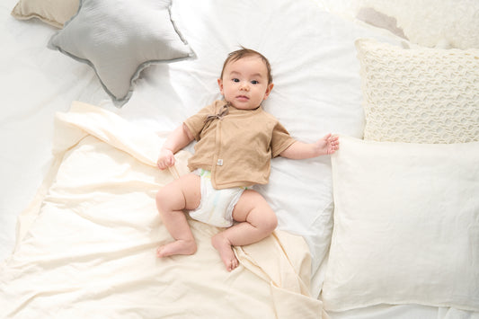 短肌着（スマイルコットン）５色 【日本アトピー協会推薦品】