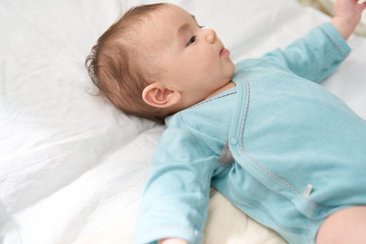 長袖ボディースーツ（スマイルコットン）５色 【日本アトピー協会推薦品】