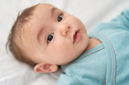 長袖ボディースーツ（スマイルコットン）５色 【日本アトピー協会推薦品】