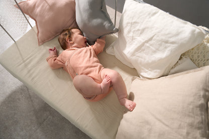 長袖ボディースーツ（スマイルコットン）５色 【日本アトピー協会推薦品】